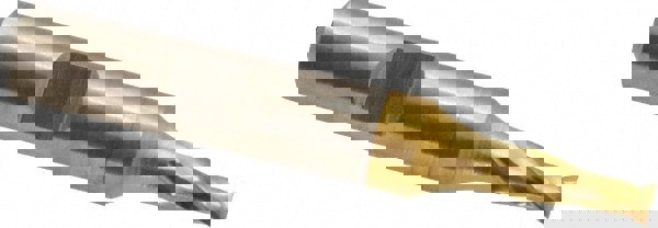 Square End Mill: 3/16'' Dia, 7/16'' LOC, 3/8'' Shank Dia, 2-3/8'' OAL, 2 Flutes, High Speed Steel