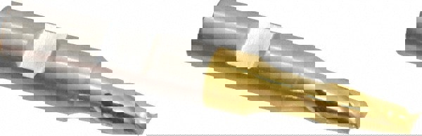 Square End Mill: 1/4'' Dia, 1/2'' LOC, 3/8'' Shank Dia, 2-7/16'' OAL, 2 Flutes, High Speed Steel