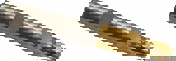 Square End Mill: 3/8'' Dia, 9/16'' LOC, 3/8'' Shank Dia, 2-1/2'' OAL, 2 Flutes, High Speed Steel