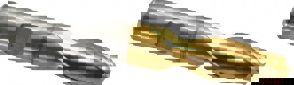 Square End Mill: 1/2'' Dia, 1'' LOC, 1/2'' Shank Dia, 3-1/4'' OAL, 2 Flutes, High Speed Steel