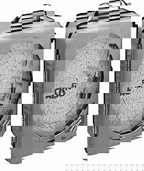-22 to 122°F, 24 Hour Recording Time Chart