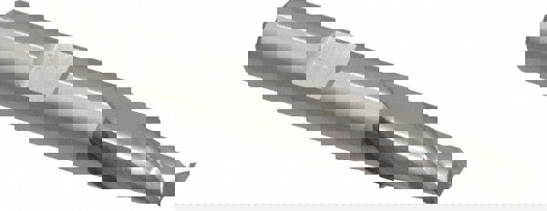 Square End Mill: 5/16'' Dia, 9/16'' LOC, 3/8'' Shank Dia, 2-1/2'' OAL, 2 Flutes, High Speed Steel