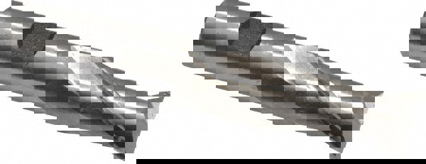 Square End Mill: 11/16'' Dia, 1-5/16'' LOC, 5/8'' Shank Dia, 3-3/4'' OAL, 2 Flutes, High Speed Steel