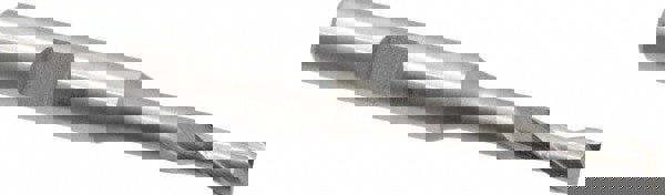 Square End Mill: 1/4'' Dia, 5/8'' LOC, 3/8'' Shank Dia, 3-1/16'' OAL, 2 Flutes, High Speed Steel