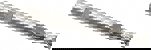 Square End Mill: 3/8'' Dia, 3/4'' LOC, 3/8'' Shank Dia, 3-5/16'' OAL, 2 Flutes, High Speed Steel