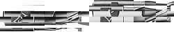 Square End Mill: 1'' Dia, 2-1/2'' LOC, 1'' Shank Dia, 7-1/4'' OAL, 2 Flutes, High Speed Steel