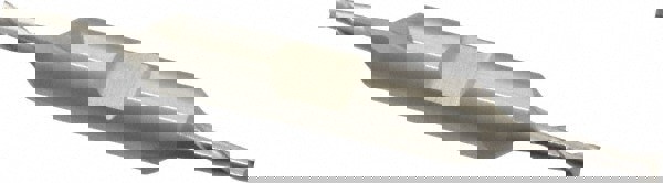 Square End Mill: 1/8'' Dia, 3/8'' LOC, 3/8'' Shank Dia, 3-1/16'' OAL, 2 Flutes, High Speed Steel