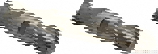 Square End Mill: 1'' Dia, 1-5/8'' LOC, 1'' Shank Dia, 6-3/8'' OAL, 2 Flutes, High Speed Steel