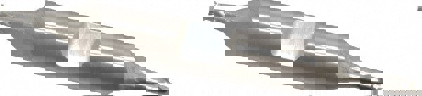 Square End Mill: 1/8'' Dia, 3/16'' LOC, 3/8'' Shank Dia, 2-3/4'' OAL, 2 Flutes, High Speed Steel