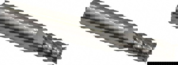 Square End Mill: 5/16'' Dia, 3/4'' LOC, 3/8'' Shank Dia, 2-1/2'' OAL, 4 Flutes, Powdered Metal