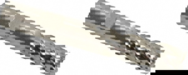 Square End Mill: 1/2'' Dia, 1-1/4'' LOC, 1/2'' Shank Dia, 3-1/2'' OAL, 4 Flutes, Powdered Metal