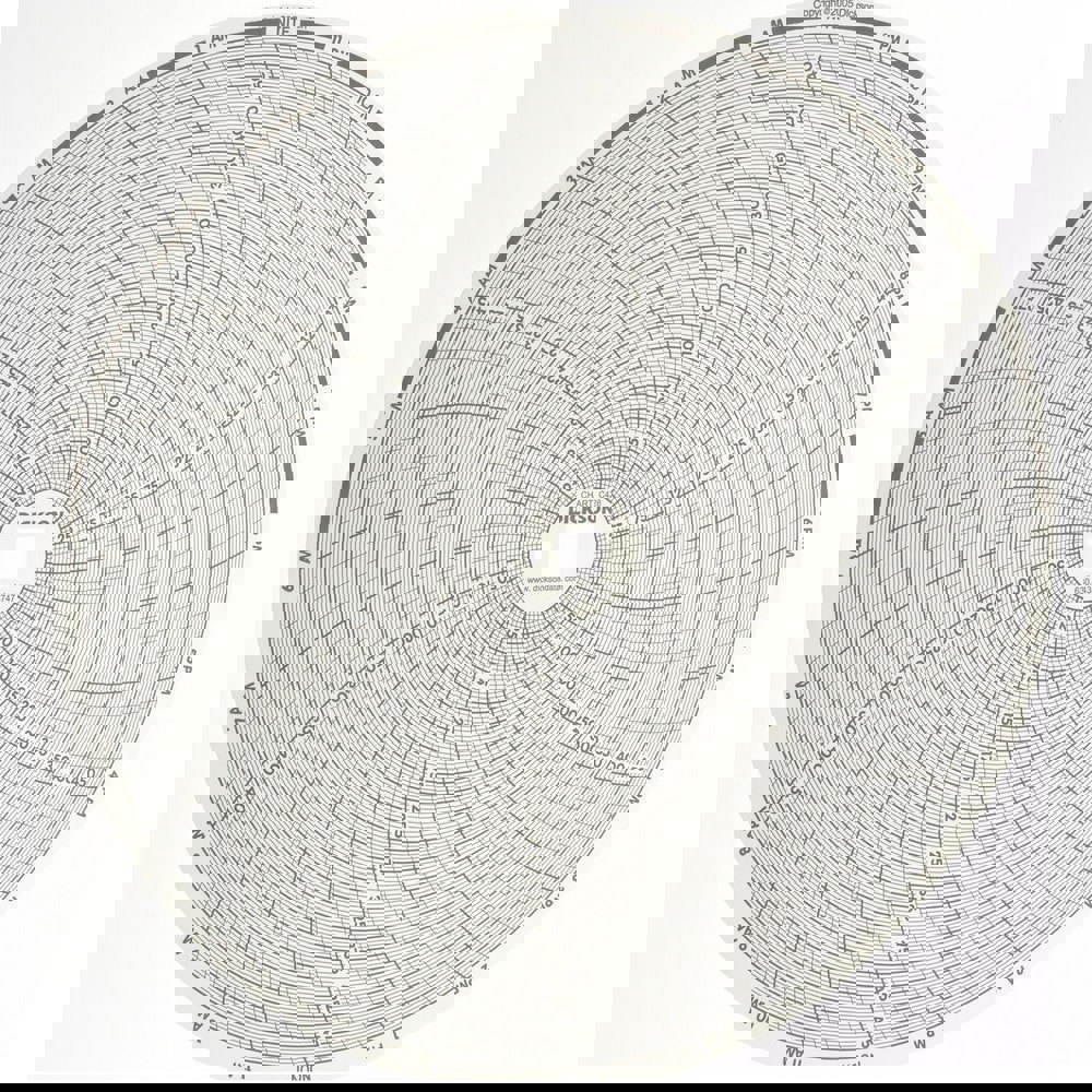 500&deg;F, 24 Hour Recording Time Chart