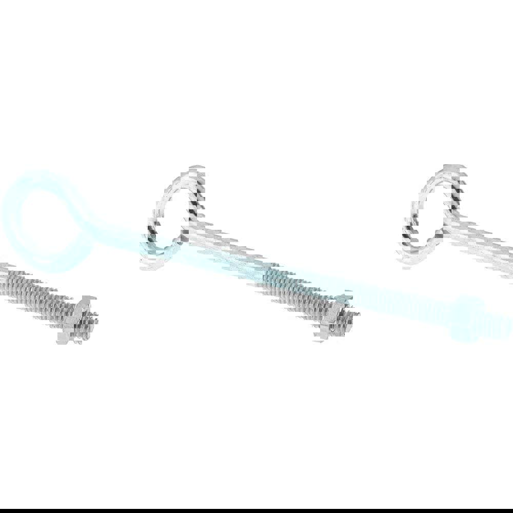 3/8-16, Zinc-Plated Finish, Steel Wire Turned Eye Bolt