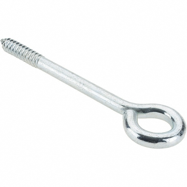 1/2, Zinc-Plated Finish, Forged Steel Forged Eye Bolt