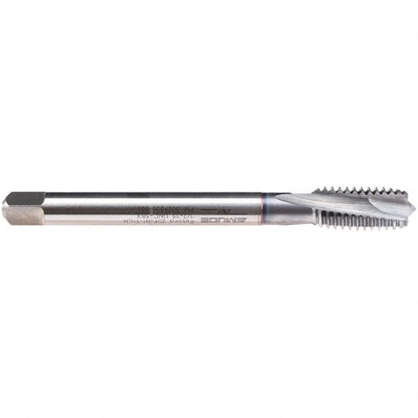 Spiral Flute Tap: M14 x 2.00, M, 3 Flute, Modified Bottoming, 6HX Class of Fit, High Speed Steel, TICN Finish