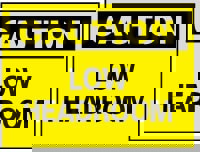 Accident Prevention Sign: Rectangle, 