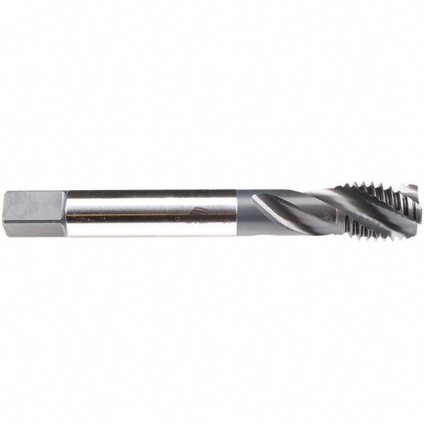 Spiral Flute Tap: M20x2.5, Metric, 3 Flute, Modified Bottoming, 6H Class of Fit, High-Speed Steel, Ne2 Finish