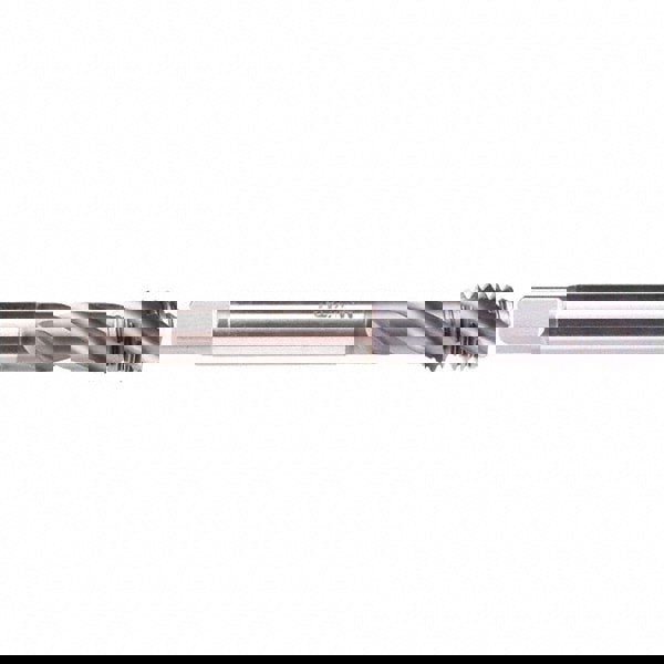 Spiral Flute Tap: M16x2, Metric, 3 Flute, Modified Bottoming, 6H Class of Fit, High-Speed Steel, TiCN Finish