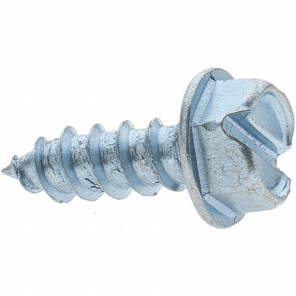 Sheet Metal Screw: 1/4, Hex Head, Hex