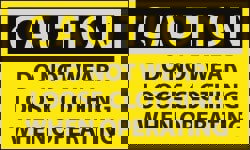 Accident Prevention Label: 