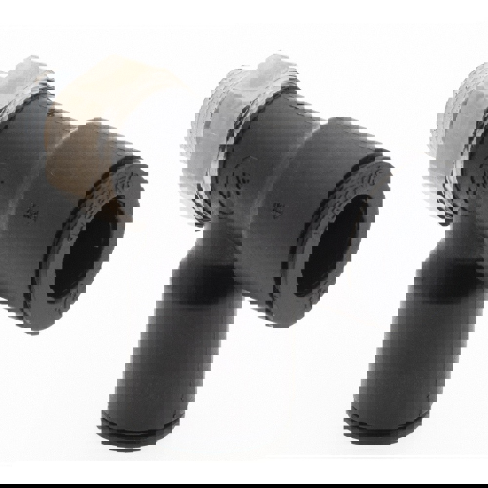 Push-To-Connect Tube Fitting: Male Run Tee, 1/4