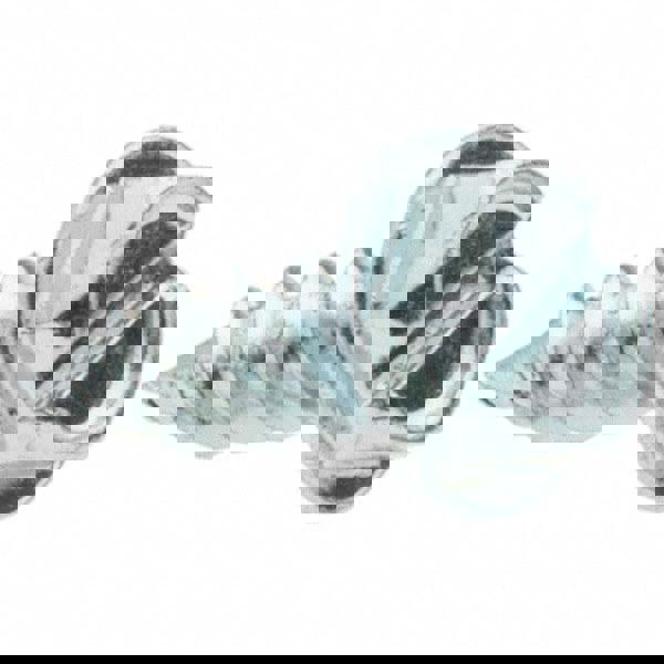 Sheet Metal Screw: #8, Hex Washer Head, Slotted