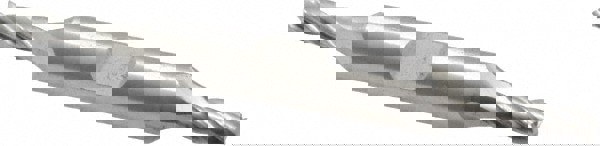 Square End Mill: 3/16'' Dia, 1/2'' LOC, 3/8'' Shank Dia, 3-1/4'' OAL, 4 Flutes, Cobalt