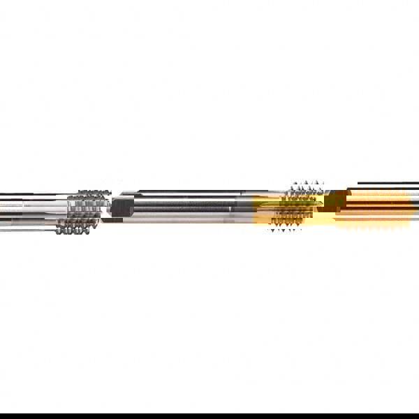 Thread Forming Tap: 1/8-28 BSP, G Internal Thread Class of Fit, Modified Bottoming, Powdered Metal High Speed Steel, TiN-80 Coated