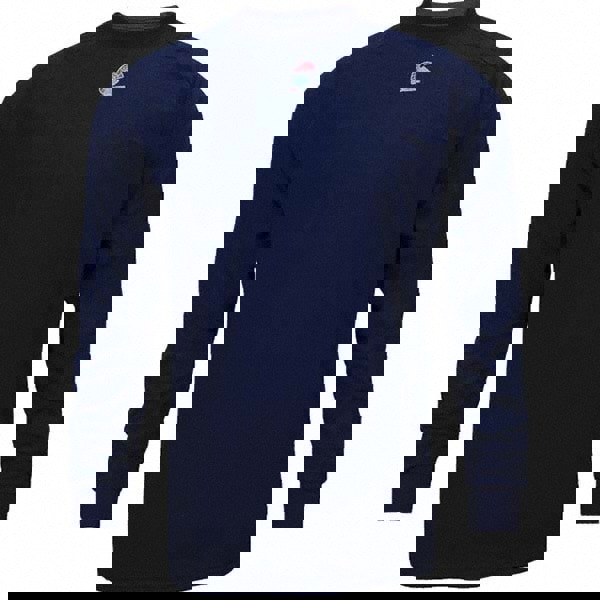 Base Layer Shirt: Cotton, 2X-Large, Navy Blue