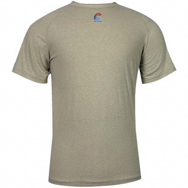 Base Layer Shirt: Cotton, Large, Tan