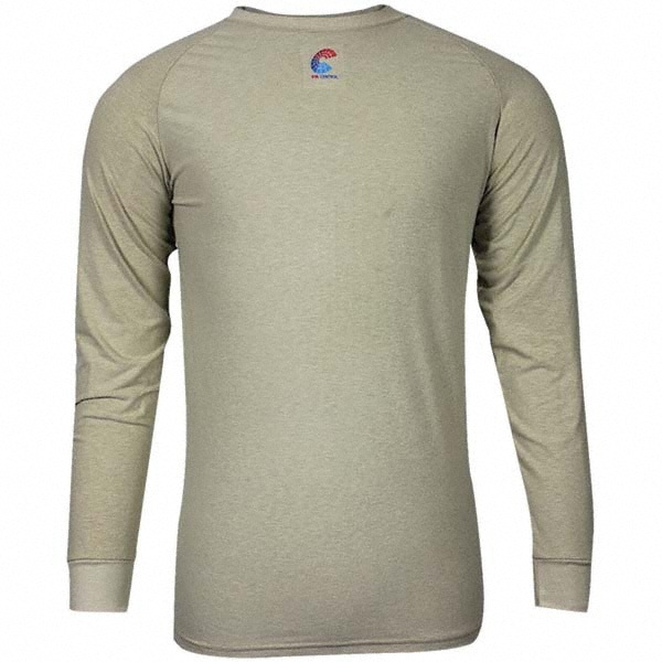Base Layer Shirt: Cotton, Medium, Tan
