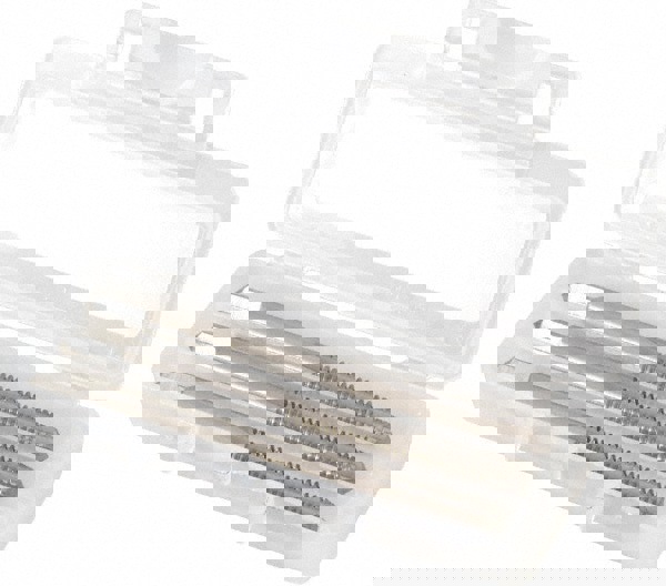 Tap Set: #12-24 UNC, 4 Flute, Bottoming Plug & Taper, High Speed Steel, Bright Finish