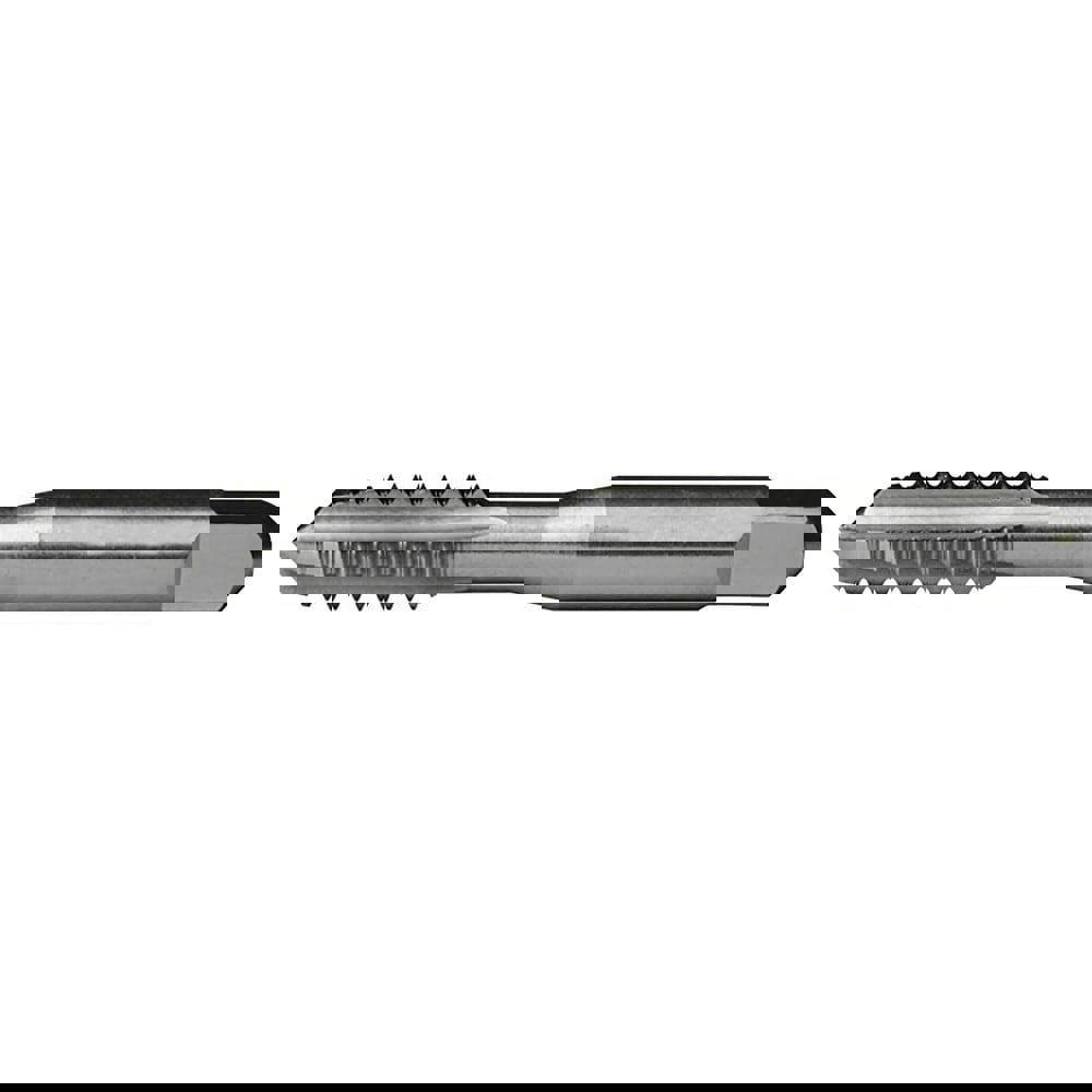 1/4-20 Plug RH H1 Bright High Speed Steel 4-Flute Straight Flute Hand Tap