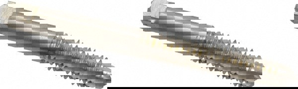 1/4-20 Plug RH H11 Bright High Speed Steel 4-Flute Straight Flute Hand Tap