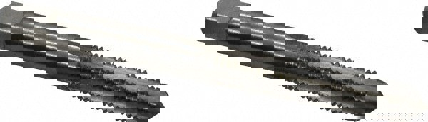 1/4-28 Plug RH 3B H3 Bright High Speed Steel 4-Flute Straight Flute Hand Tap