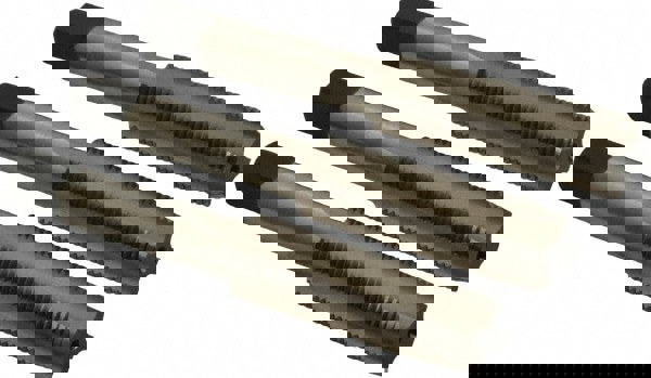 Tap Set: 1/2-20 UNF, 4 Flute, Bottoming Plug & Taper, High Speed Steel, Bright Finish