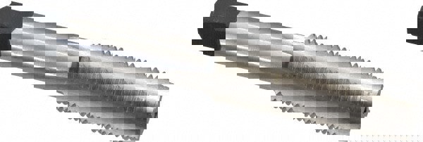 Straight Flute Tap: 9/16-18 UNF, 4 Flutes, Plug, 2B Class of Fit, High Speed Steel, Bright/Uncoated