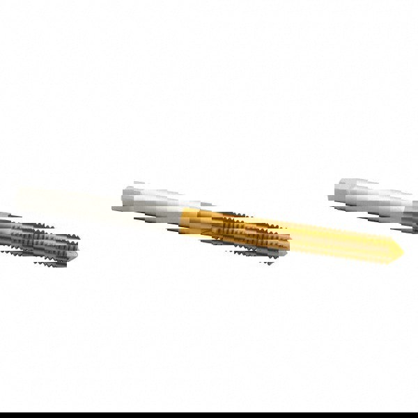 #10-32 Plug RH 2B H3 TiN High Speed Steel 4-Flute Straight Flute Hand Tap