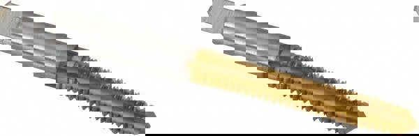 #12-24 Plug RH 2B/3B H3 TiN High Speed Steel 4-Flute Straight Flute Hand Tap