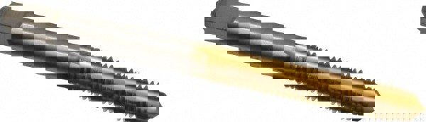 #12-28 Plug RH 2B/3B H3 TiN High Speed Steel 4-Flute Straight Flute Hand Tap