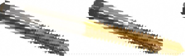 1/4-20 Plug RH 3B H3 TiN High Speed Steel 4-Flute Straight Flute Hand Tap