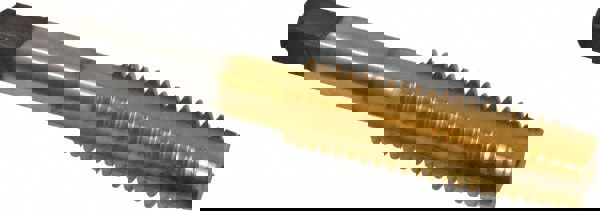 1/2-13 Plug RH 3B H3 TiN High Speed Steel 4-Flute Straight Flute Hand Tap