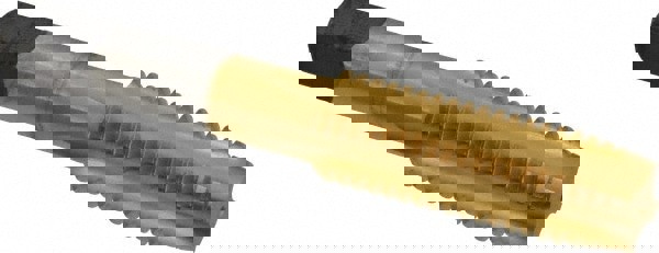 5/8-11 Plug RH 3B H3 TiN High Speed Steel 4-Flute Straight Flute Hand Tap