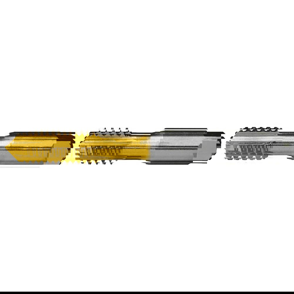 1-12 Plug RH 3B H4 TiN High Speed Steel 4-Flute Straight Flute Hand Tap