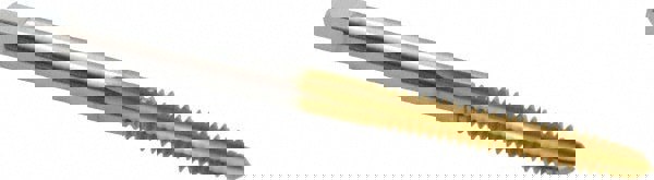 #6-32 Plug RH 2B H2 TiN High Speed Steel 3-Flute Straight Flute Hand Tap