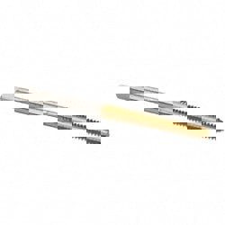 #6-32 Bottoming RH 2B H3 TiN High Speed Steel 3-Flute Straight Flute Hand Tap