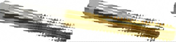 1/4-20 Bottoming RH 3B H3 TiN High Speed Steel 4-Flute Straight Flute Hand Tap