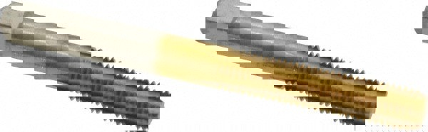 1/4-28 Bottoming RH 3B H3 TiN High Speed Steel 4-Flute Straight Flute Hand Tap