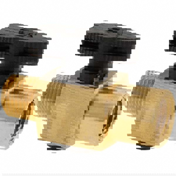 Instrumentation Plug Valves; Material: Nitrile; Pipe Size: 1/4; End Connection: FNPT x MNPT; Maximum Working Pressure: 17 bar; 250 psi; Minimum Working Temperature: -40 0F; -40 0C; Maximum Working Temperature: 79 0C; 175 0F; Standards: California PROP 65;