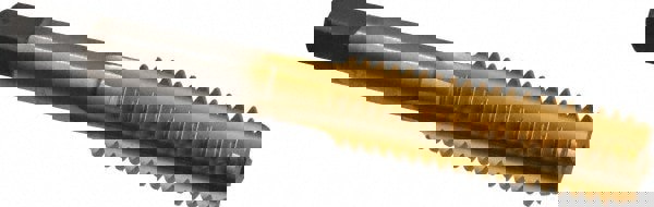 7/16-14 Bottoming RH H3 TiN High Speed Steel 4-Flute Straight Flute Hand Tap